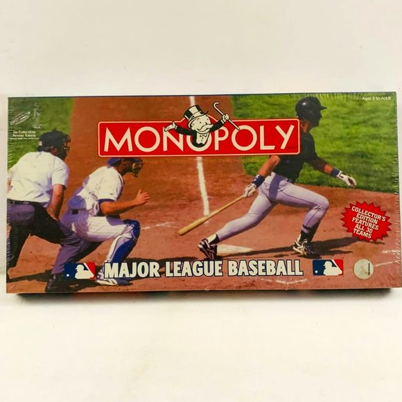 Hasbro Games Vintage Monopoly Major League Baseball Collectors